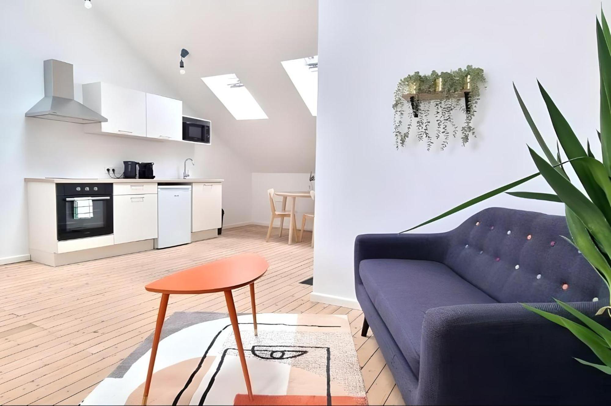 Loft Lumineux Tres Spacieux - Parking Gratuit ชาโตรูซ์ ภายนอก รูปภาพ