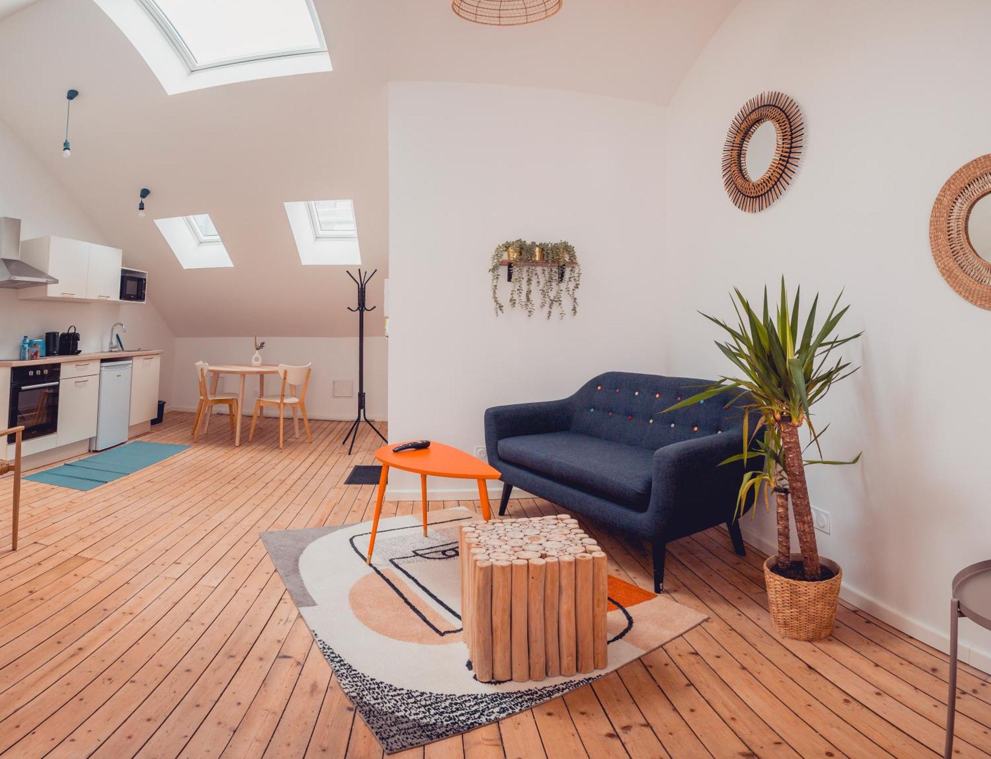 Loft Lumineux Tres Spacieux - Parking Gratuit ชาโตรูซ์ ภายนอก รูปภาพ